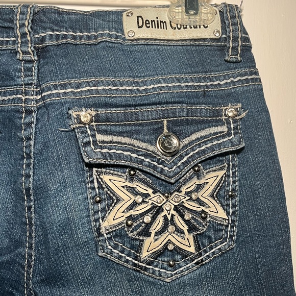 DENIM COUTURE WESTERN JEANS - Picture 1 of 7